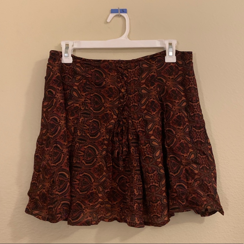 NWOT Lace Up Skirt